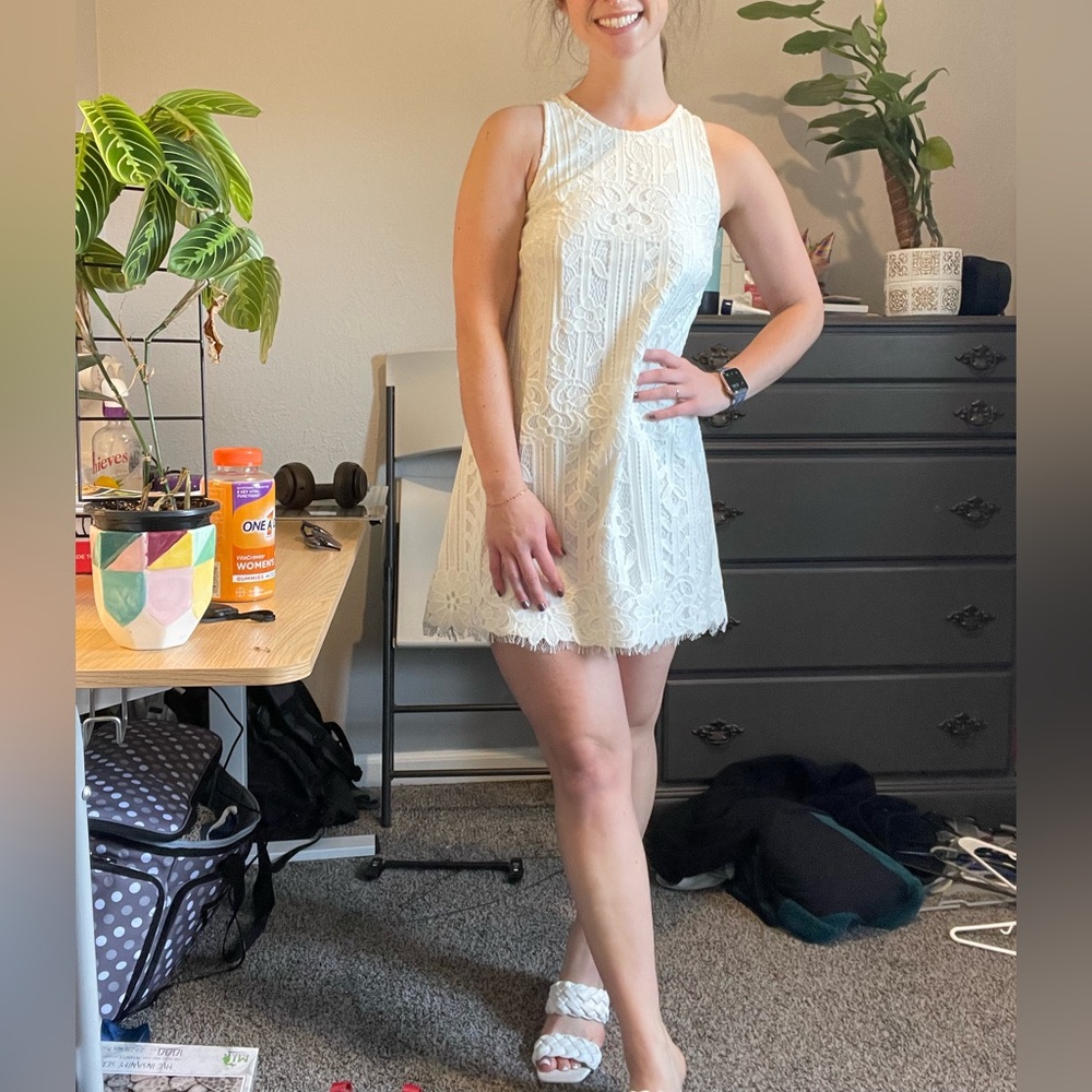 White Lace Dress